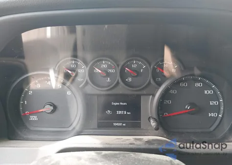 2020 Chevrolet Silverado 1500 4Wd Double Cab Standard Bed Custom z USA, uszkodzony, nr VIN 1GCRYBEF0LZ290619